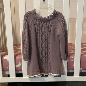 cupcakes & cashmere Cable Knit sweater Dress